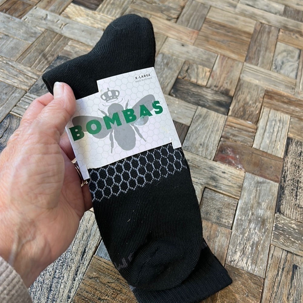 Bombas Men’s Black Calf Socks